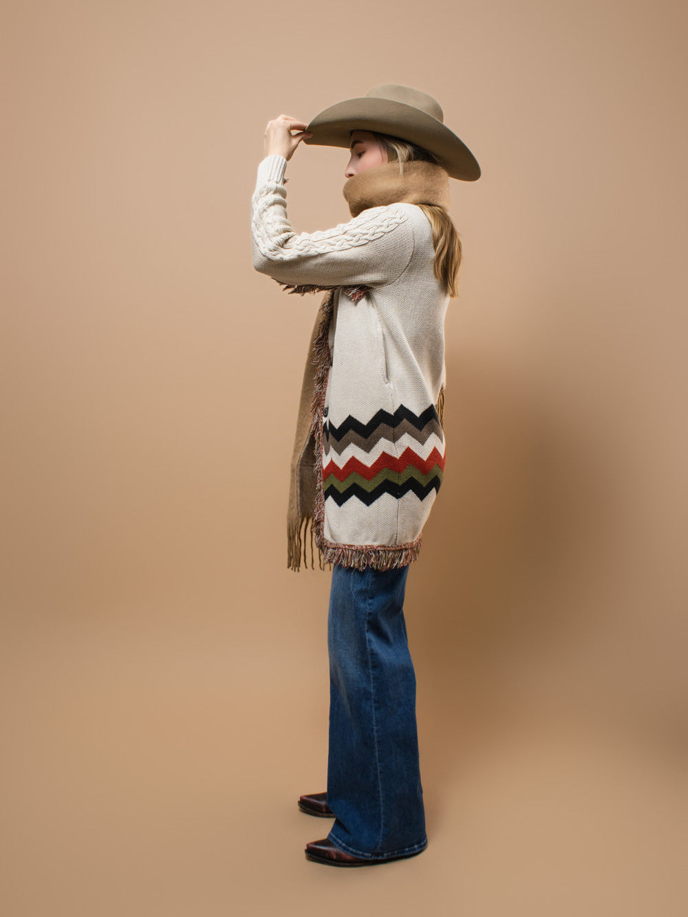 Paricutin V-Neck Heritage Cardigan