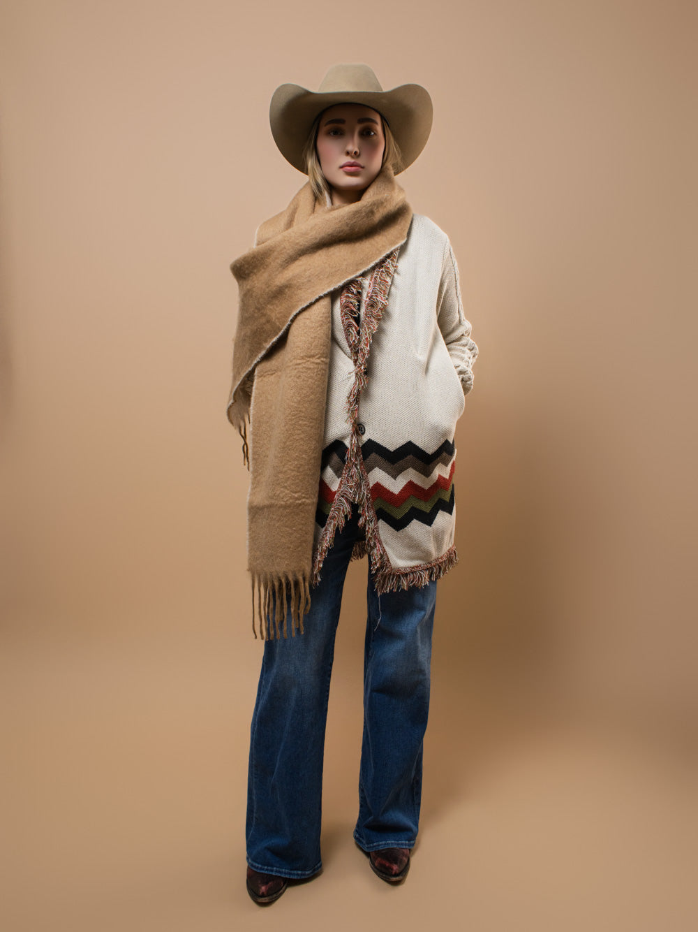 Paricutin V-Neck Heritage Cardigan